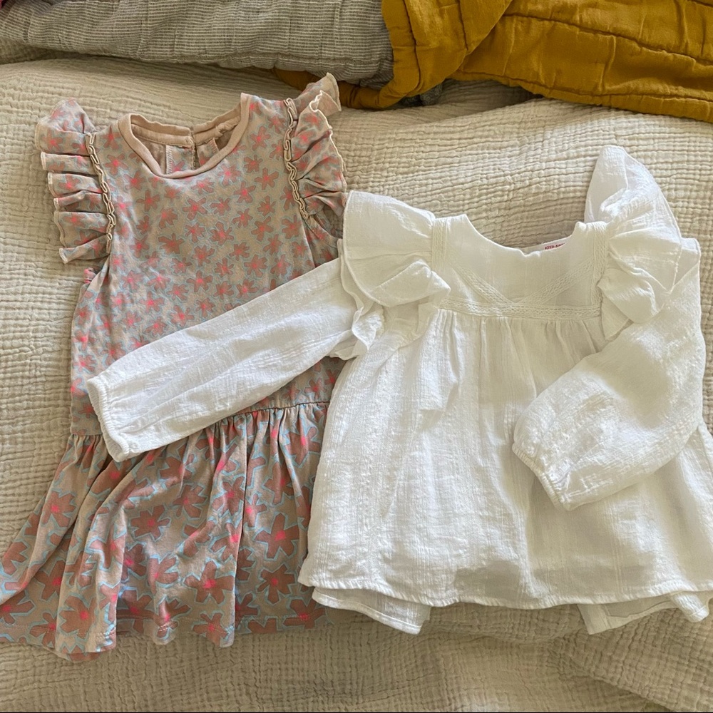 Stella McCartney 24m dress + Zara Blouse 18-24m